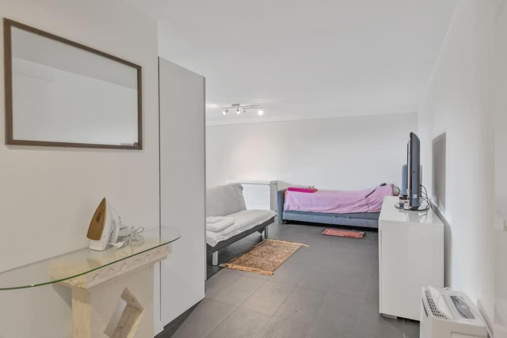 Studio, Meuble, Jolie Terrasse, Parking Gratuit Apartment Neuchatel Exterior photo